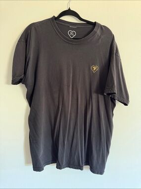 Trixie Cosmetics Black Short-Sleeve Tee with Yellow Heart Logo